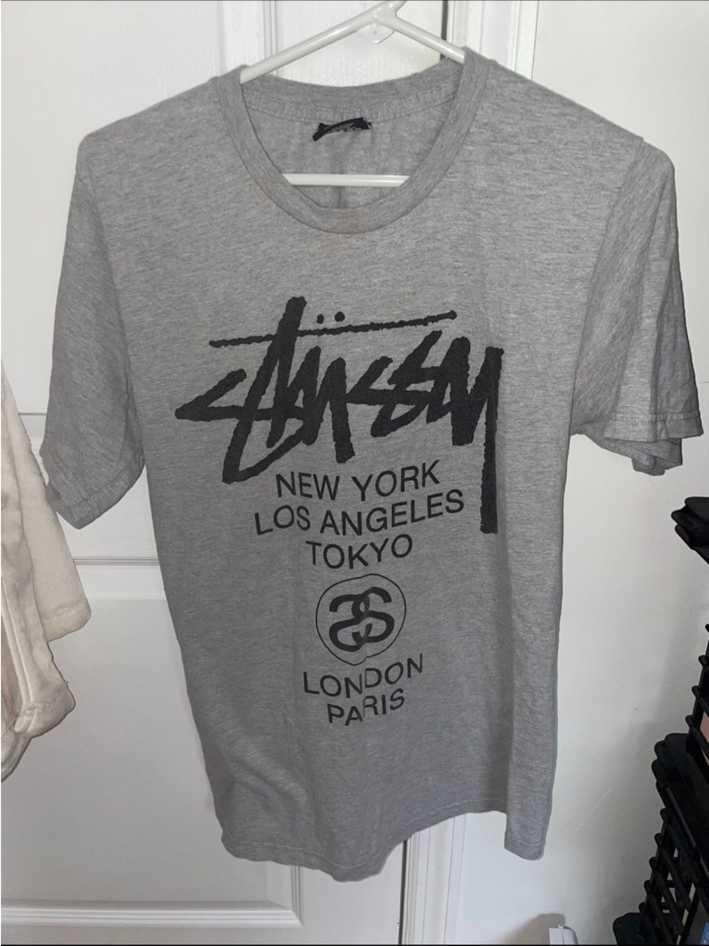Stussy grey shirt size small